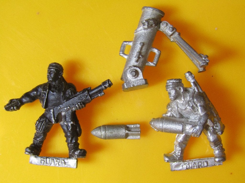 Catachan Mortar + Crew, Hobby en Vrije tijd, Verzenden, Zo goed als nieuw, Warhammer 40000, Figuurtje(s)