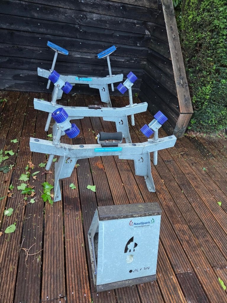 Bootbokken, boothelling, bootopslag, Watersport en Boten, Ophalen, Zo goed als nieuw, Overige typen