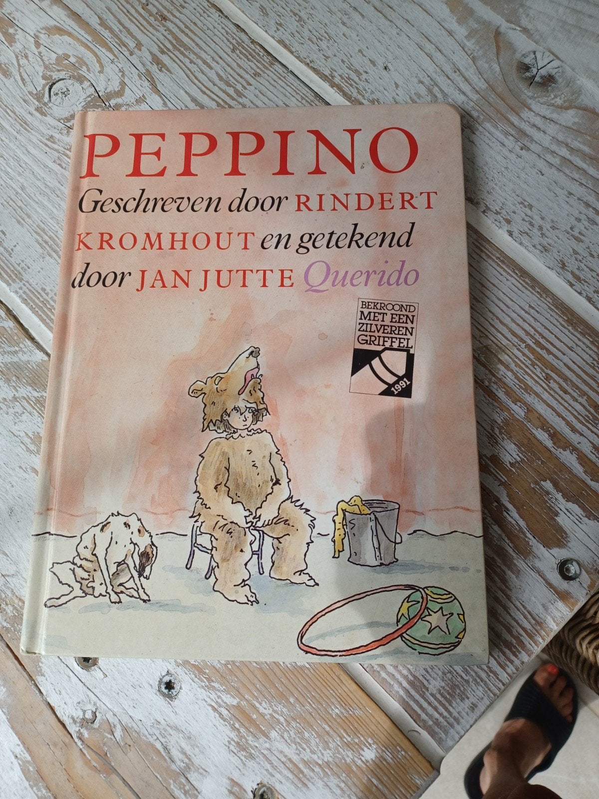 Peppino - Bekroond met Zilveren Griffel 1991, Ophalen of Verzenden, Zo goed als nieuw, Rindert Kromhout, Jan Jutte, Fictie algemeen