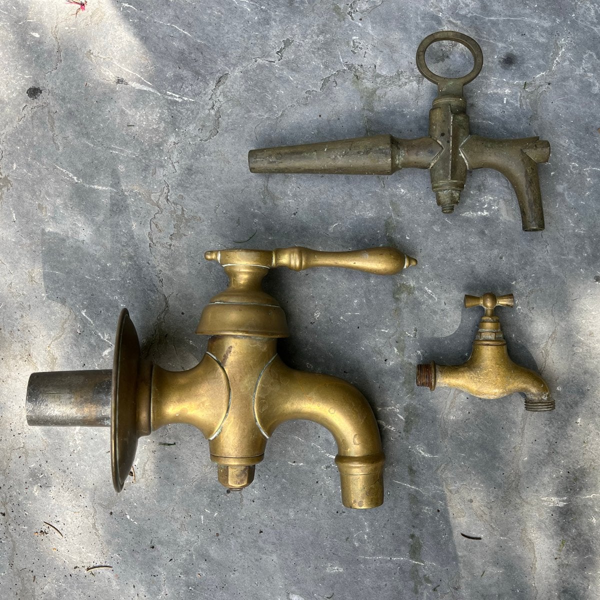 Antieke messing kranen, Ophalen of Verzenden