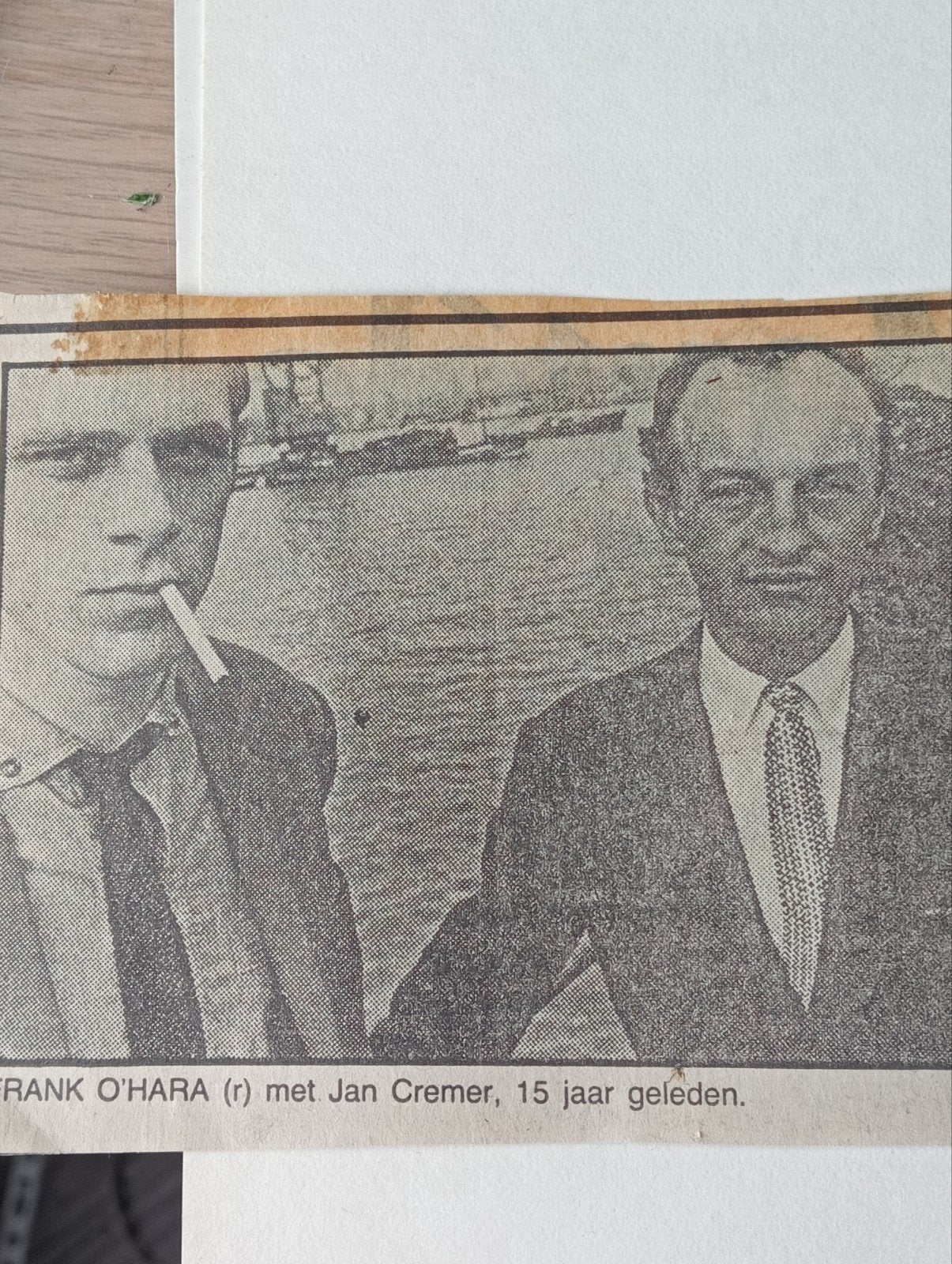 Krantenartikel Jan Cremer en Frank O'Hara (1963), Ophalen of Verzenden