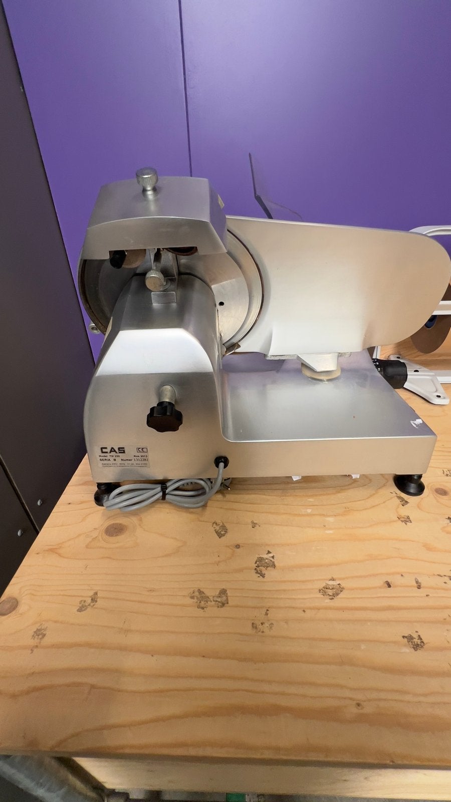 Professionele Vleessnijmachine - CAS Model TW 250, Witgoed en Apparatuur, Broodroosters, Gebruikt, Ophalen