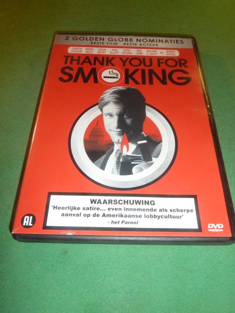 Thank you for smoking Jason Reitman dvd, Engels, Alle leeftijden, Nederlands, Overige genres