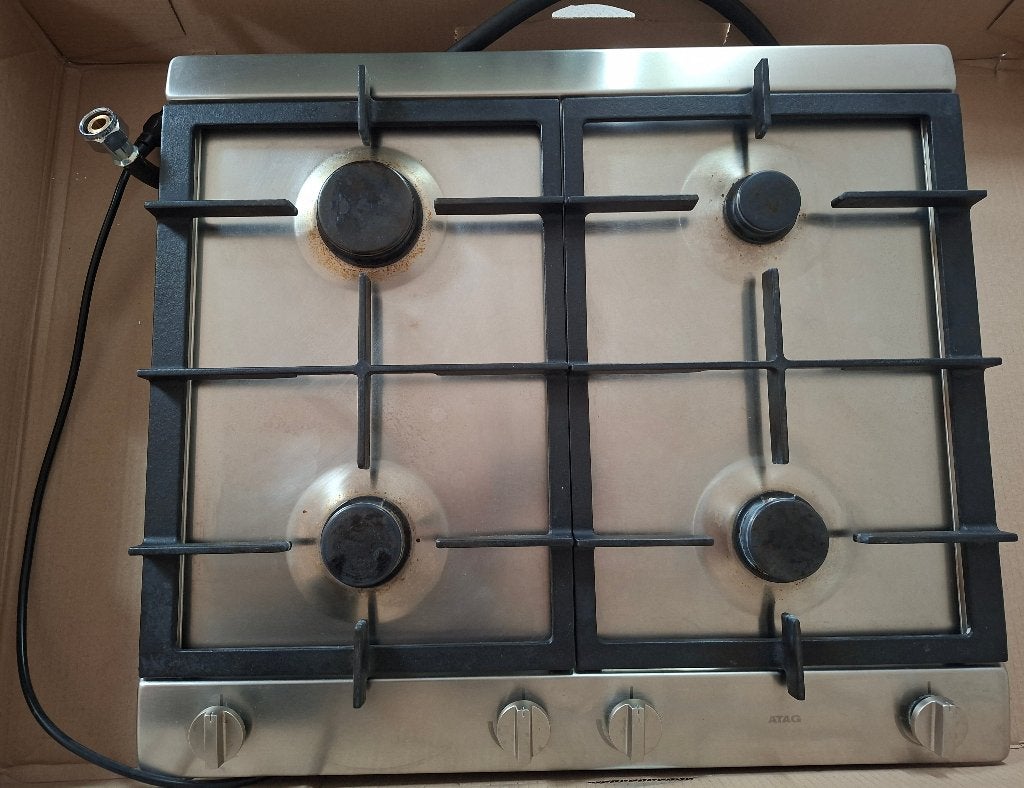 ATAG HG6111A gaskookplaat, Ophalen, Gebruikt, 4 kookzones, Inbouw