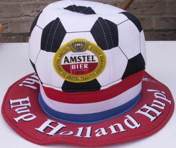 Amstel hoed in de vorm van een bal en NL vlag, Ophalen of Verzenden, Nieuw, Overige merken