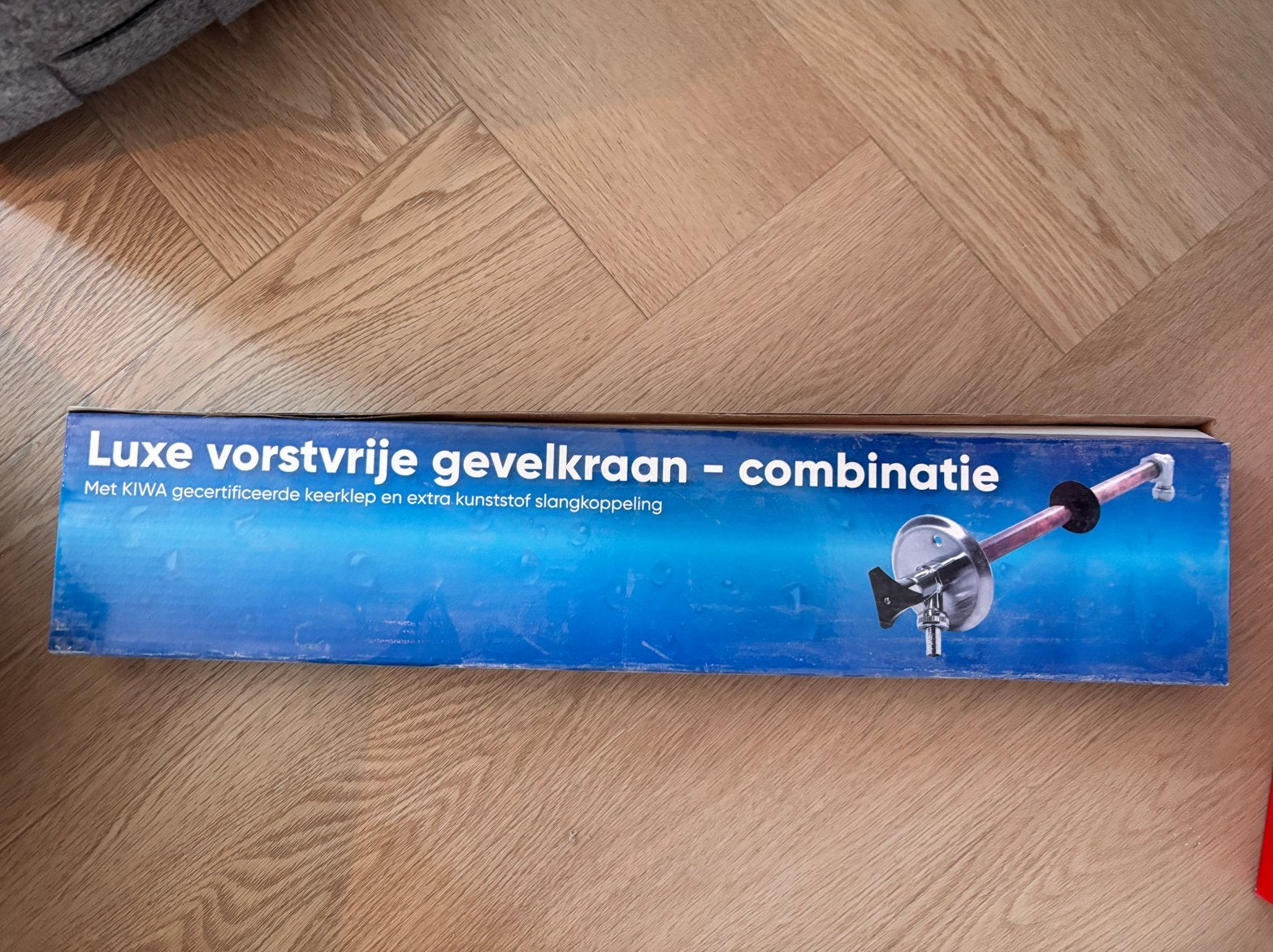 Luxe vorstvrije gevelkraan - combinatie, Doe-het-zelf en Verbouw, Sanitair, Ophalen of Verzenden, Nieuw, Chroom, Kraan