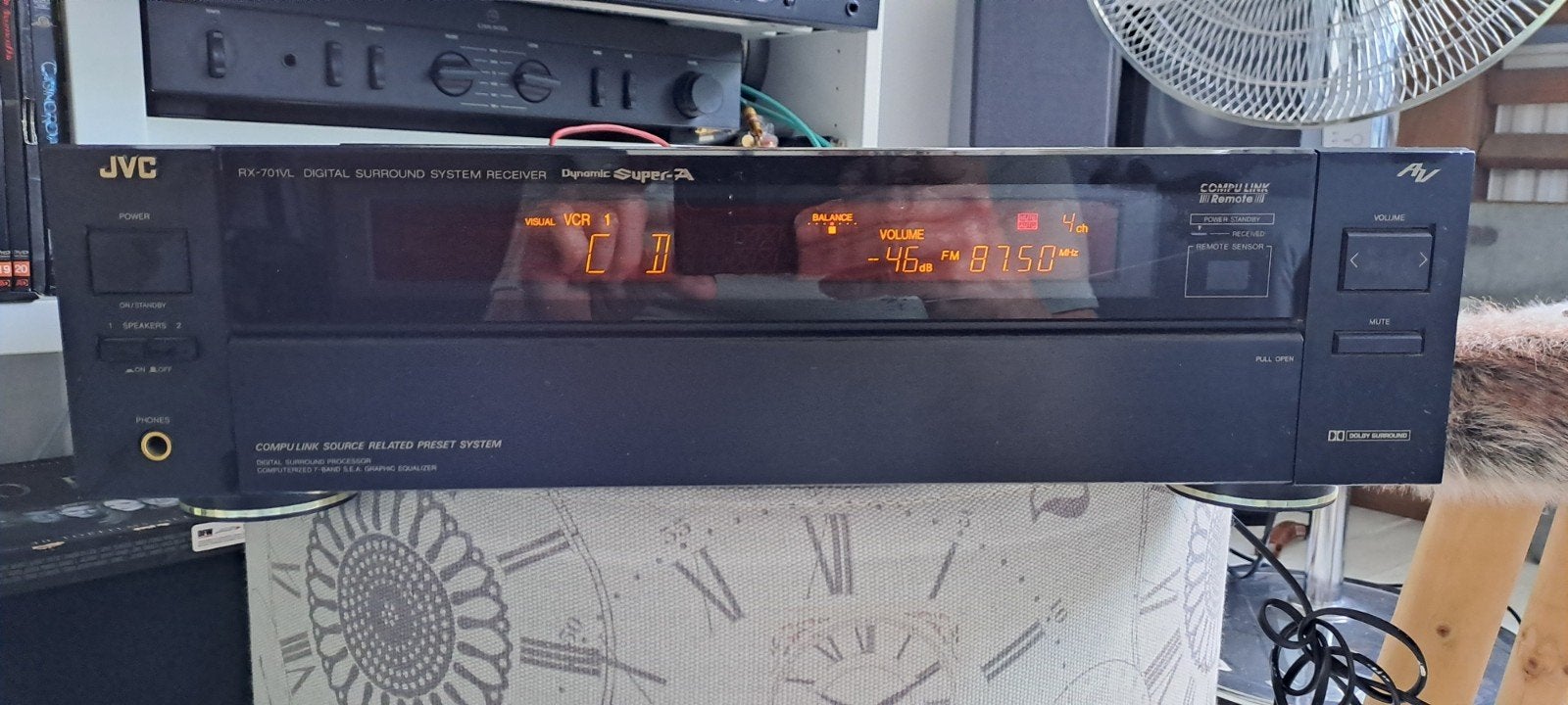 JVC receiver versterker type RX 701 VLBK, Ophalen, Zo goed als nieuw, JVC