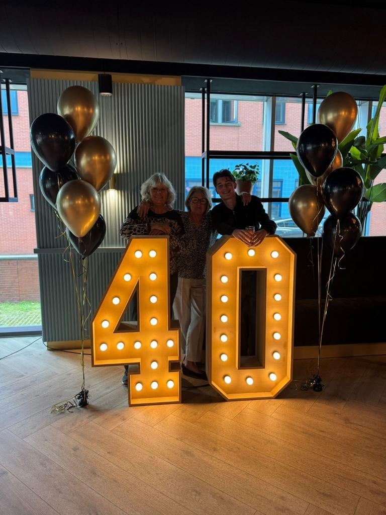 Grootste lichtletters van Nederland te huur #40, Ophalen of Verzenden, Nieuw, Verjaardag