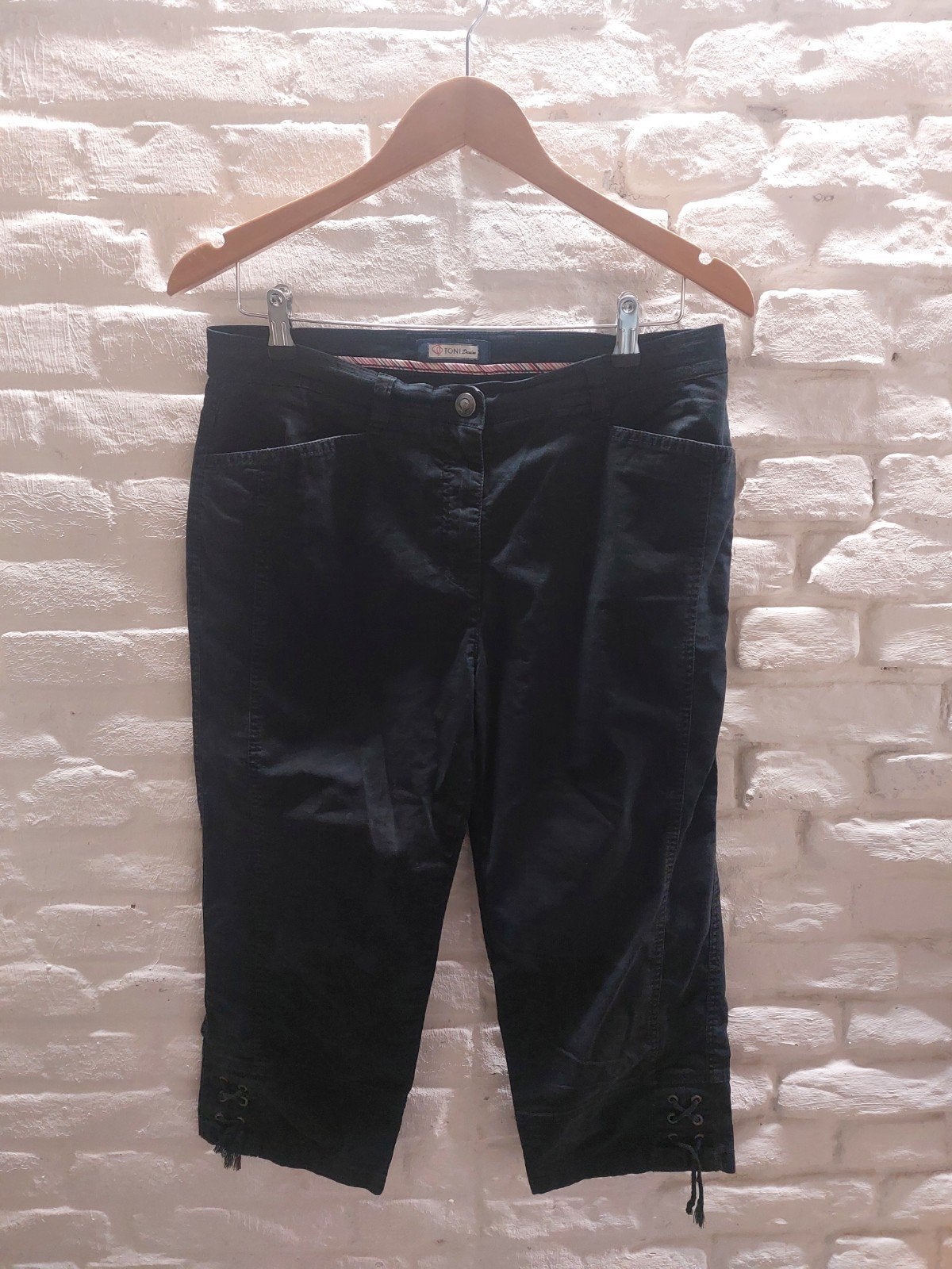 Toni Denim Capri Broek Maat 40, Maat 38/40 (M), Zo goed als nieuw, Driekwart, Toni denim