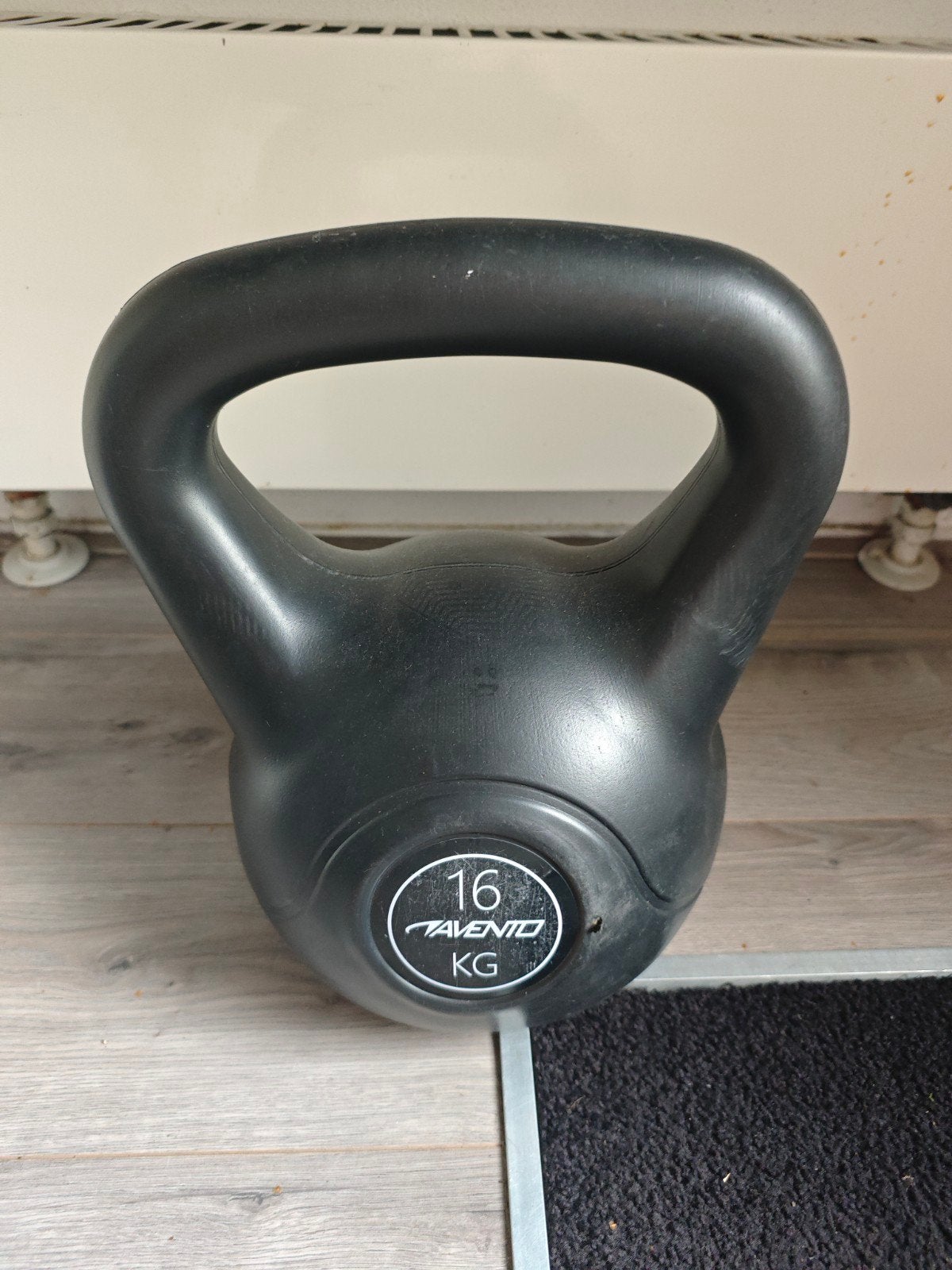 kettlebell 16KG zwart in goede staat Nijmegen, Ophalen, Zo goed als nieuw, Kettlebell