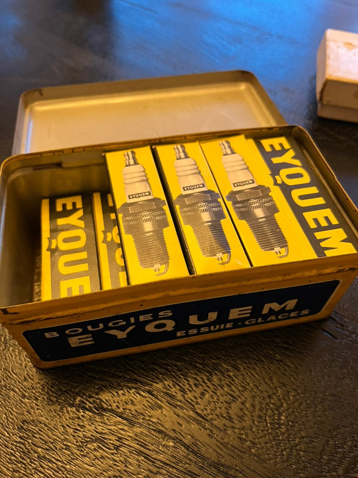 Oud bougies blik . Eyquem, Ophalen of Verzenden, Zo goed als nieuw, Overige