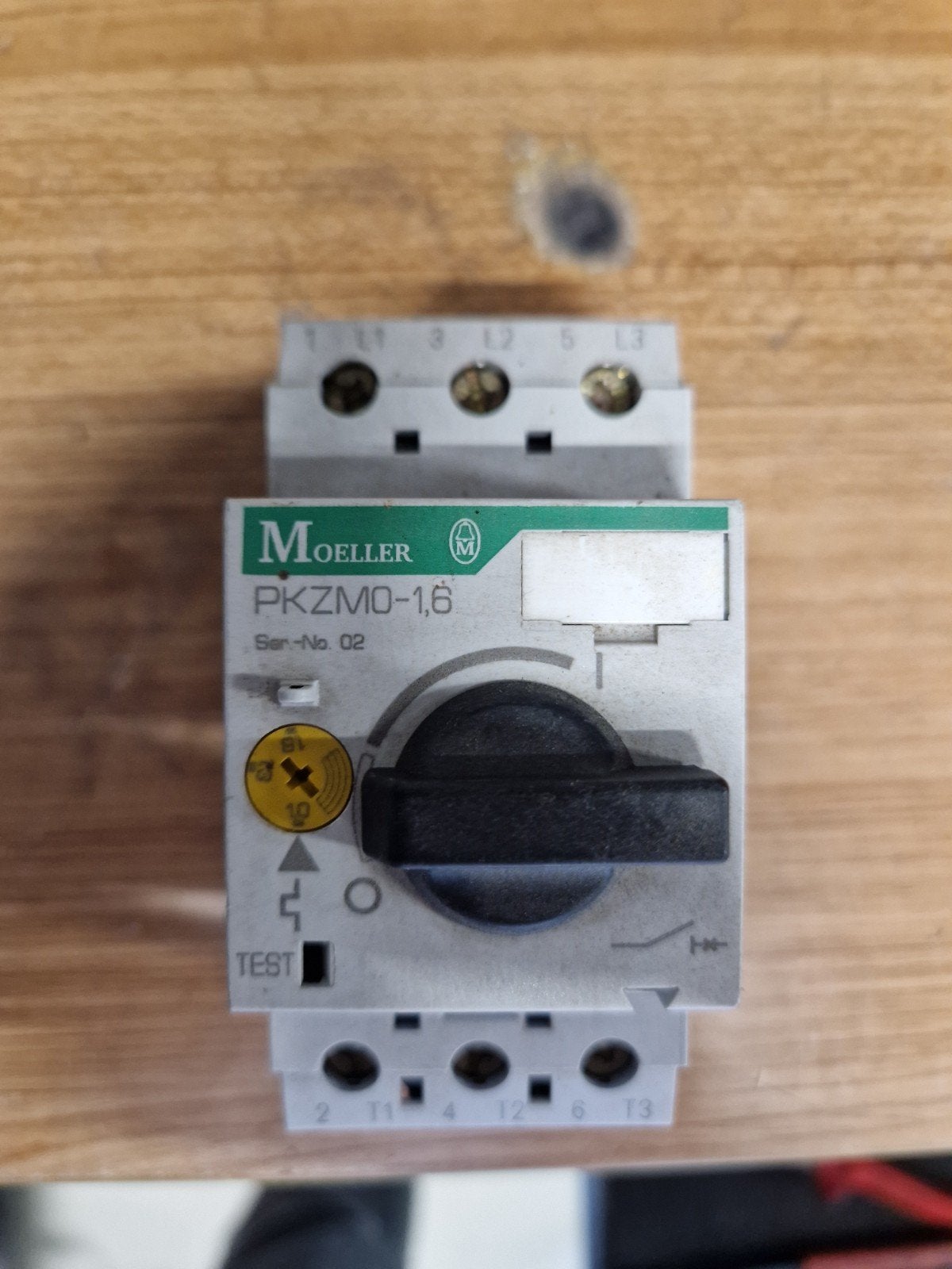 Moeller PKZM0-1,6 motorbeveiligingsschakelaar, Ophalen of Verzenden, Gebruikt, Overige merken, Overige typen