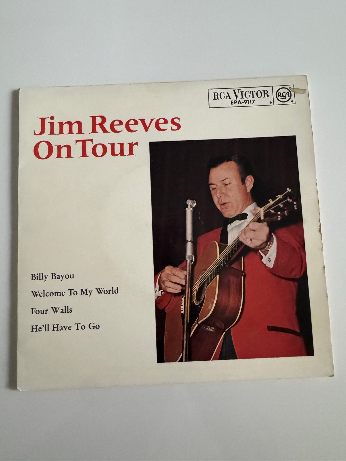 Jim Reeves On Tour EP - Country Muziek, Ophalen of Verzenden, Gebruikt, EP, Country