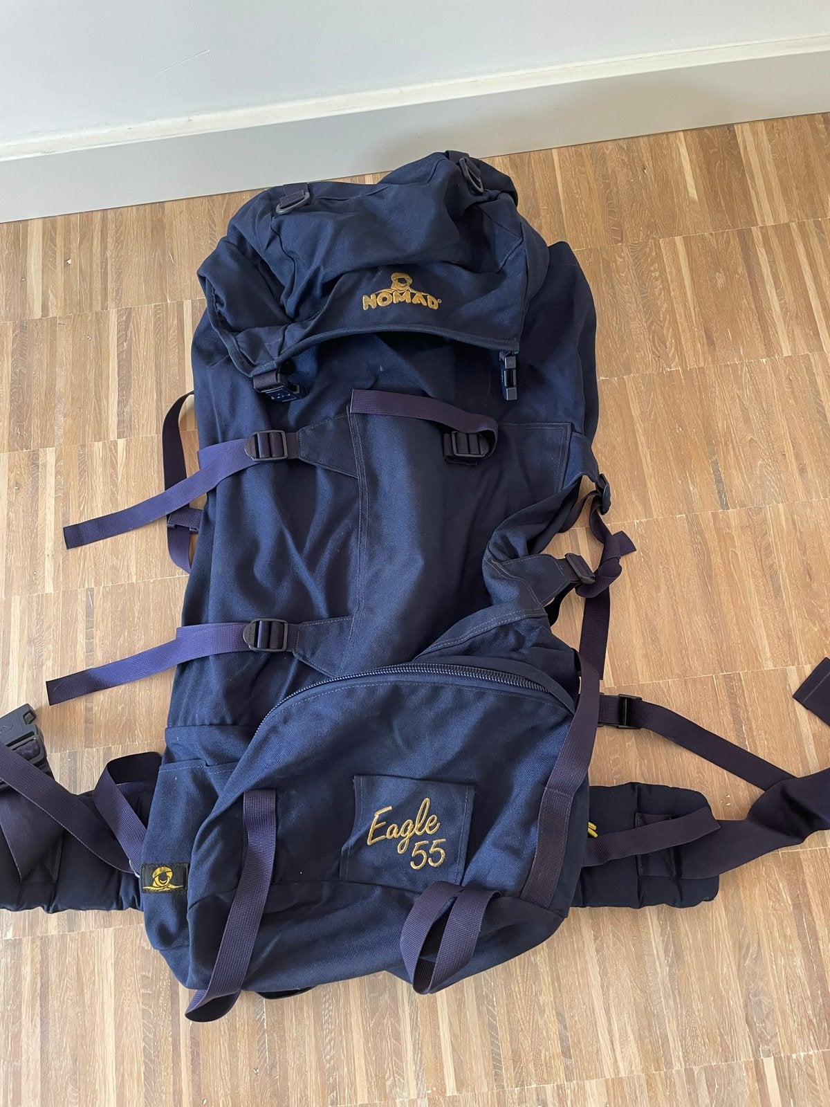 Nomad Eagle 55 liter backpack - Ideaal voor backpack trips, Ophalen of Verzenden, Zo goed als nieuw, Trekking, 60 cm of meer