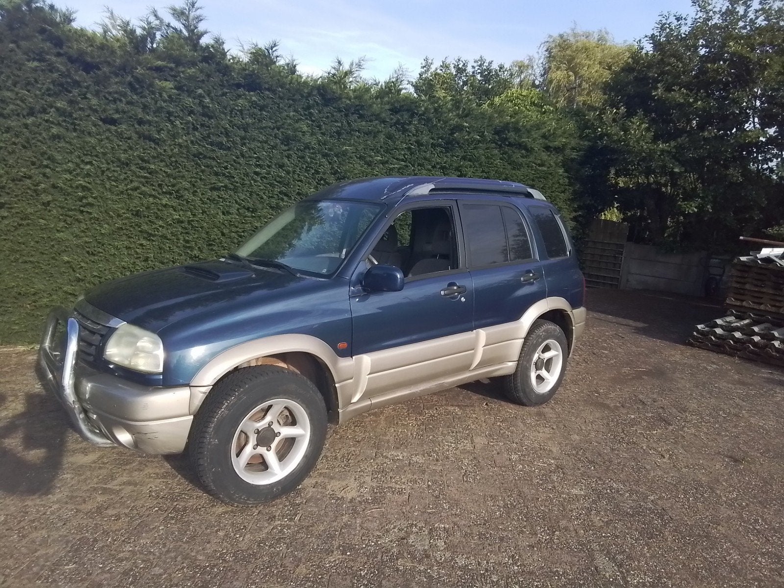 Suzuki Grand Vitara 2.0 TDI VAN 2001, Stof, 4 cilinders, Blauw, Origineel Nederlands