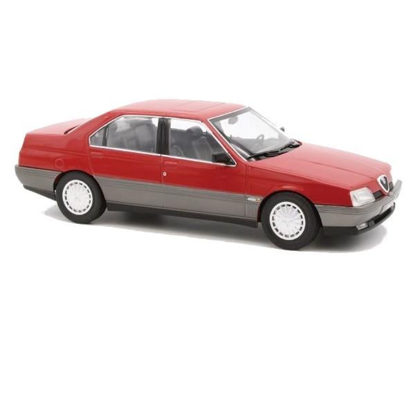 Alfa Romeo 164 1991 Rosso Rood Modelauto 1/18 Norev, Hobby en Vrije tijd, Modelauto's | 1:18, Auto, Norev, Ophalen of Verzenden
