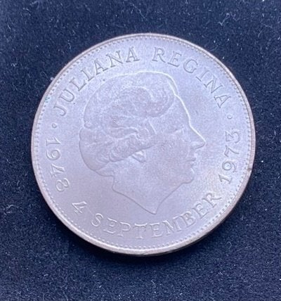 Zilveren Tientje 1973 – Juliana 25-jarig Regeringsjubileum