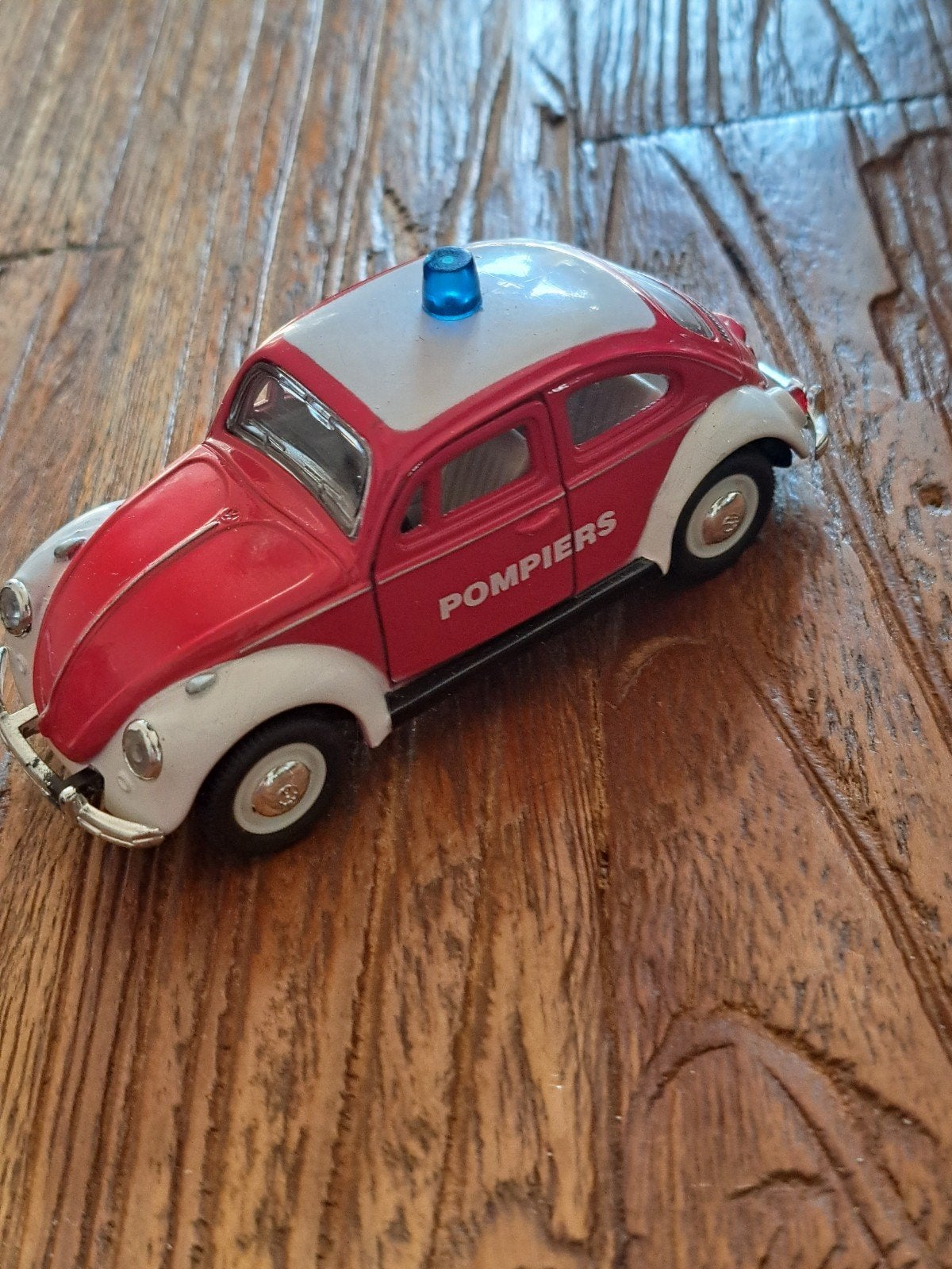 VW Kever Brandweer - Schaal 1/43, Ophalen of Verzenden, Gebruikt, Auto