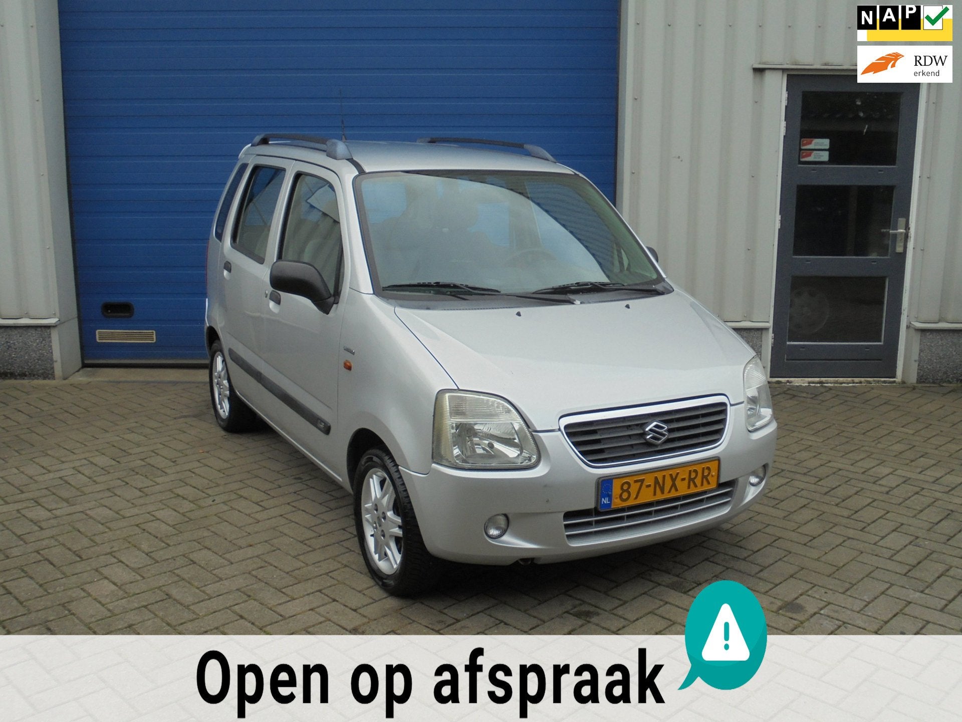 Suzuki Wagon R+ 1.3 S-Limited TREKHAAK, Voorwielaandrijving, Stof, Zwart, 4 cilinders