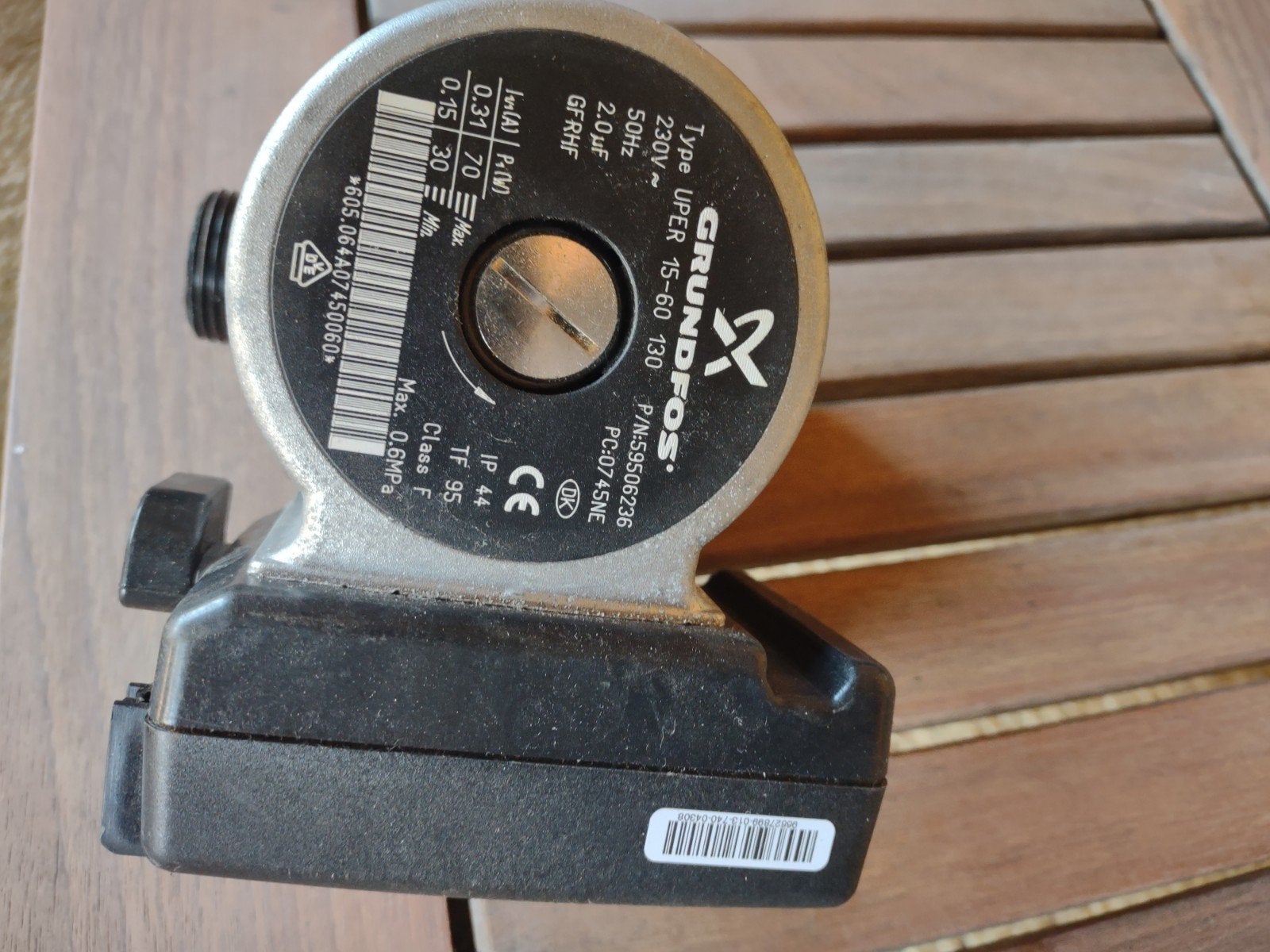 Nieuwe Grundfos UPER 15-60 130 circulatiepomp, Ophalen of Verzenden, Gebruikt, Overige typen
