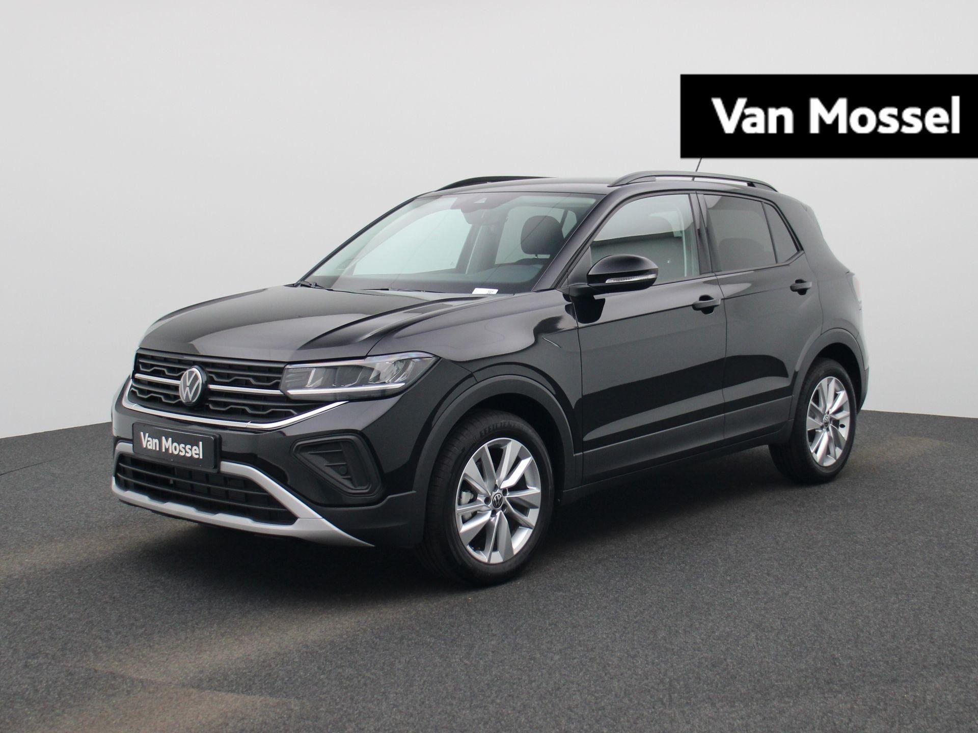 Volkswagen T-Cross 1.0 TSI Life Edition 116PK | Demo | Autom, 12 maanden, Euro 6, 116 pk, Zwart