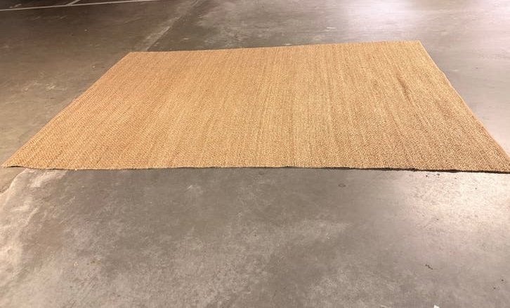 Ikea jutte binnen/buitenkleed plat geweven 200 x 300 cm, Ophalen, Bruin, Zo goed als nieuw, 200 cm of meer