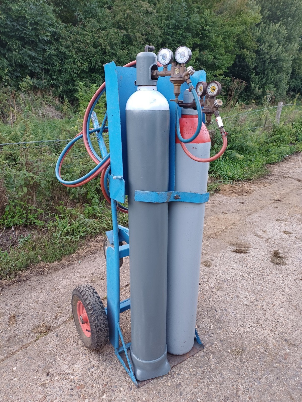 Autogeen lasapparaat zuurstof en acetyleen 50l, Ophalen, Co2