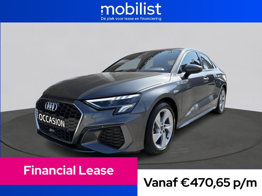 Audi A3 Limousine 30 TFSI 110Pk S Edition (bj 2024), Gebruikt, 680 kg, Origineel Nederlands, Bedrijf