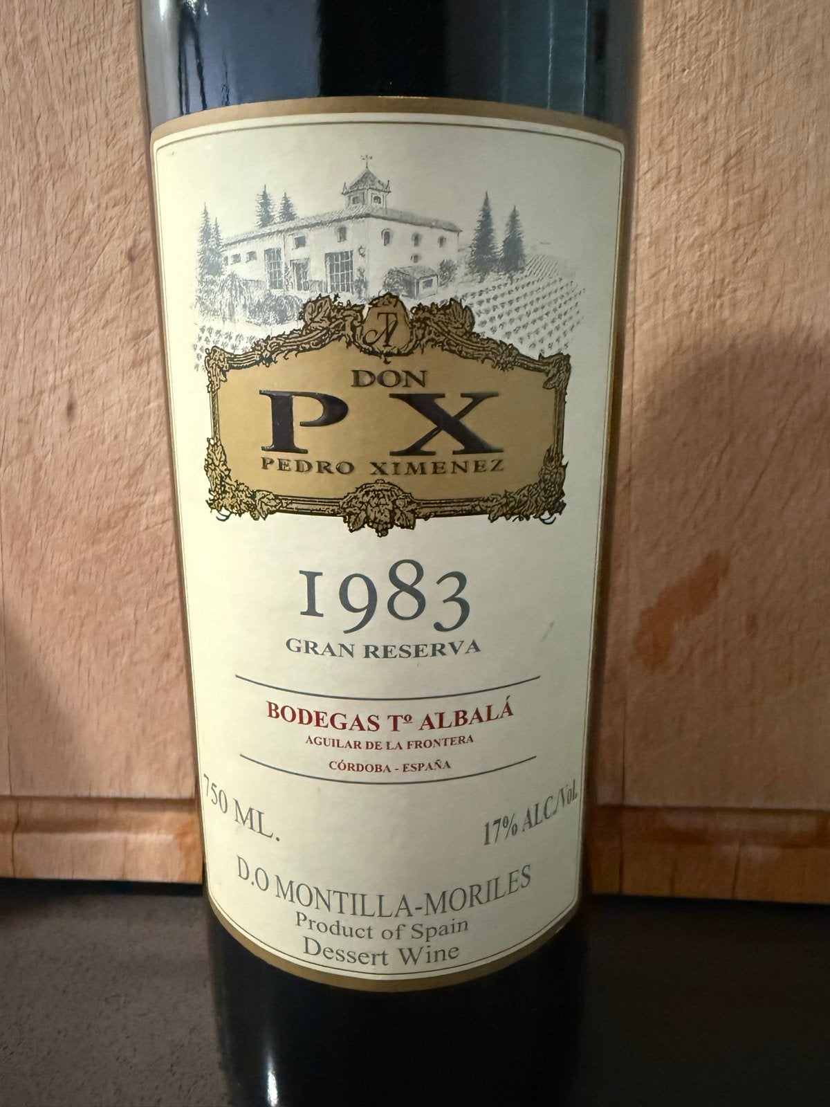 Don Pedro Ximenez Gran Reserva 1983 - Dessertwijn, Ophalen, Gebruikt, Spanje, Overige typen