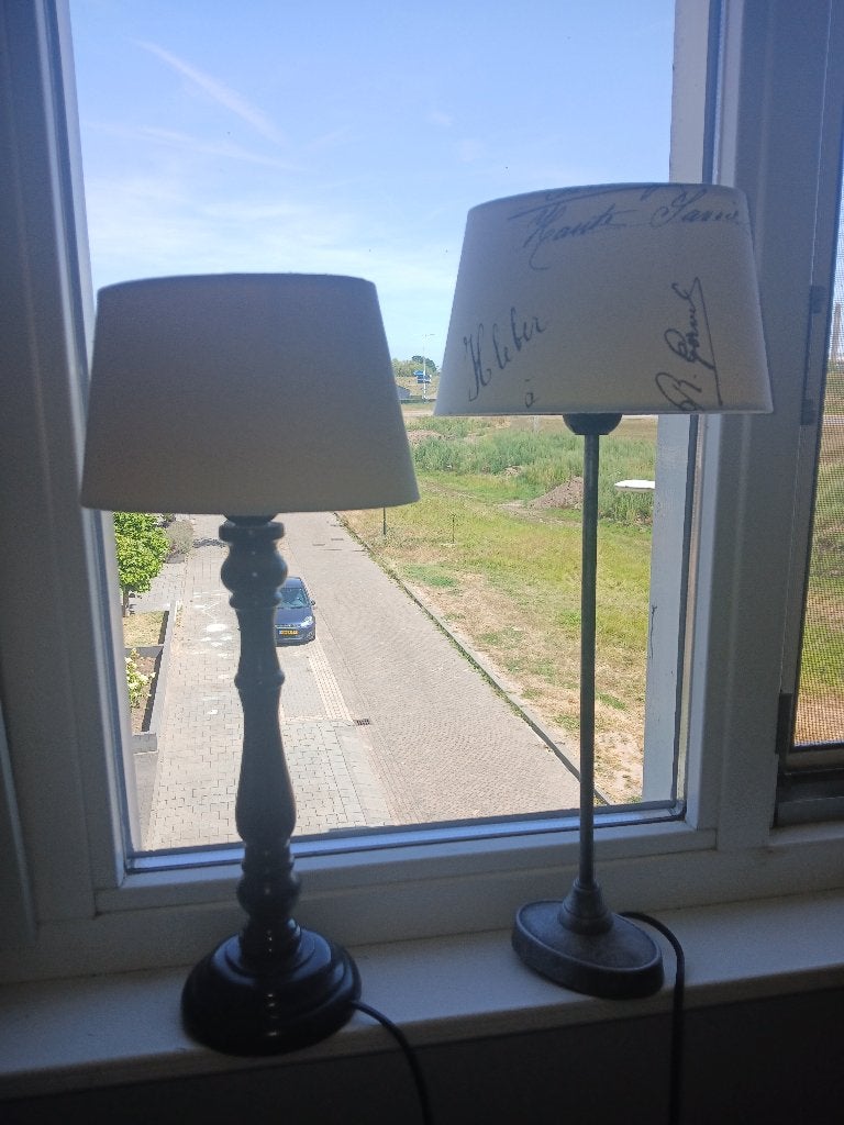Schemerlamp, Huis en Inrichting, Lampen | Tafellampen, Gebruikt, Met kap, Schemerlamp, Landelijk