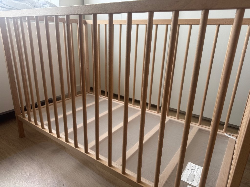 Ikea Sniglar houten ledikant en himlavalv matras, Ophalen, Gebruikt, Ledikant