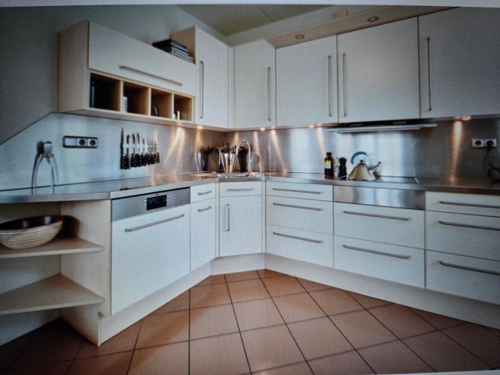 Hoekkeuken, Huis en Inrichting, Ophalen, Gebruikt, Hoekkeuken, Crème
