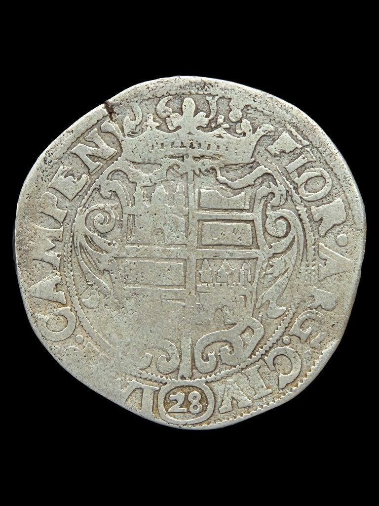 28 Stuiver / Florijn Kampen 1618, Postzegels en Munten, Vóór koninkrijk, Zilver, Losse munt, Overige waardes