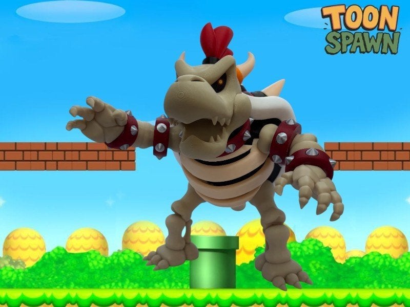 Dry Bowser – 25,5 cm – Super Mario Figuur, Ophalen of Verzenden, Nieuw, Overige typen
