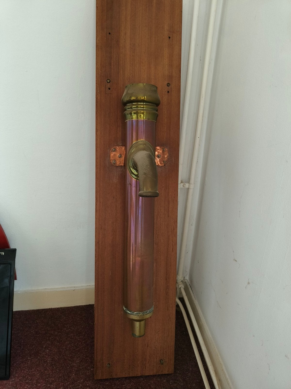antieke koperen waterpomp, Ophalen, Gebruikt, Overige materialen