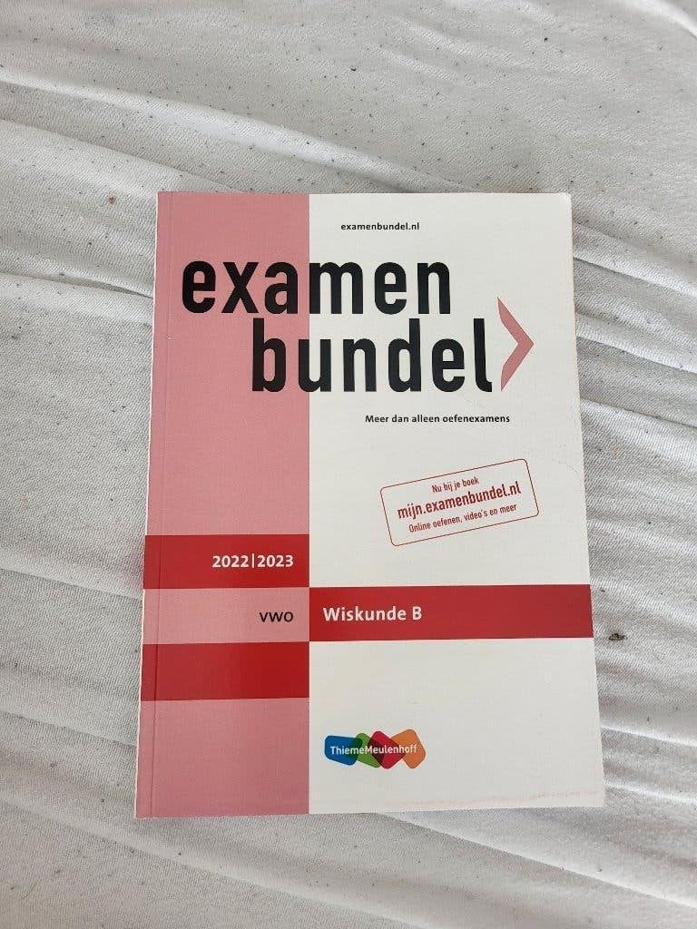 EXAMEN BUNDEL VWO WISKUNDE B, Boeken, Ophalen of Verzenden, Nieuw, VWO