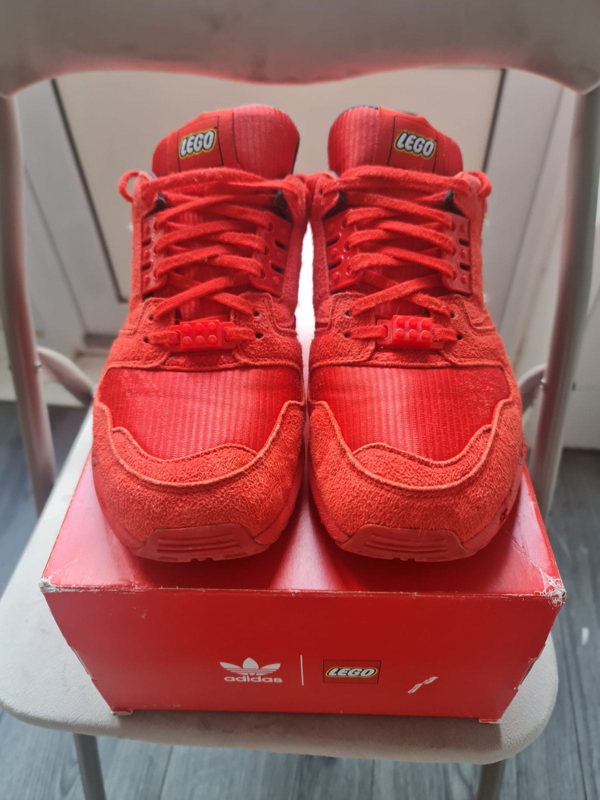 Adidas LEGO ZX8000, Kleding | Heren, Ophalen, Zo goed als nieuw, Sneakers of Gympen