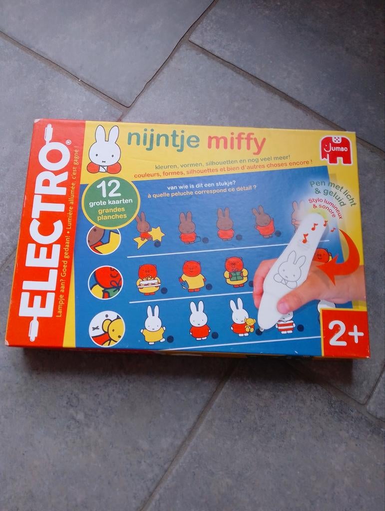 Jumbo Nijntje Miffy Electro: Educatief Spel 2+, Ophalen of Verzenden, Gebruikt, Overige typen, Met licht