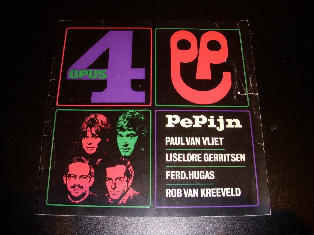 Programmaboek Opus 4 Pepijn cabaret 1969, Ophalen of Verzenden, Gebruikt, Boek, Tijdschrift of Artikel