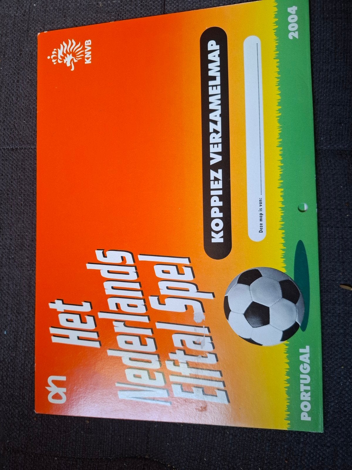 Koppiez Verzamelmap Het Nederlands Elftal Spel 2004, Ophalen of Verzenden, Gebruikt, Overige sporten, Spel