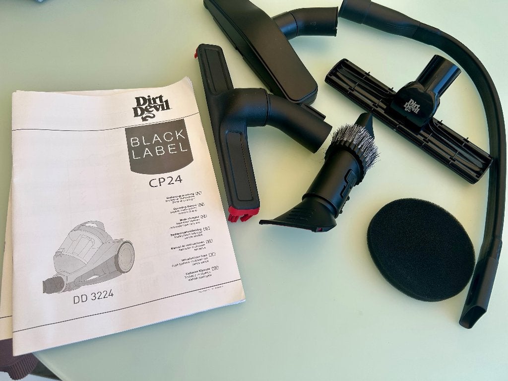 Dirt Devil Black Label CP24 DD32224 Accessories Set as new, Ophalen of Verzenden, Zo goed als nieuw, Overige merken