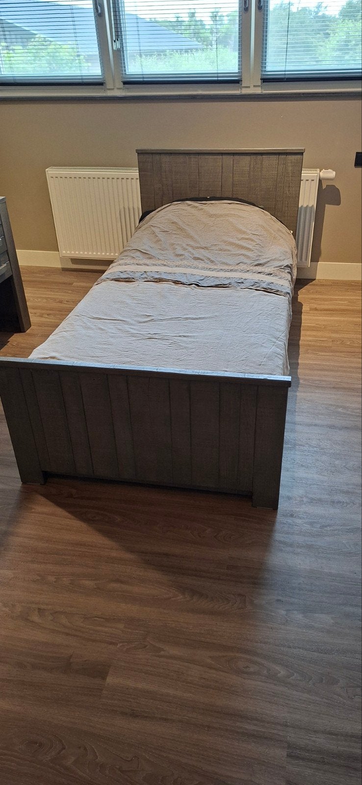 Complete tienerkamer: bed, bureau en kledingkast, Ophalen, Gebruikt, 90 cm, Eenpersoons