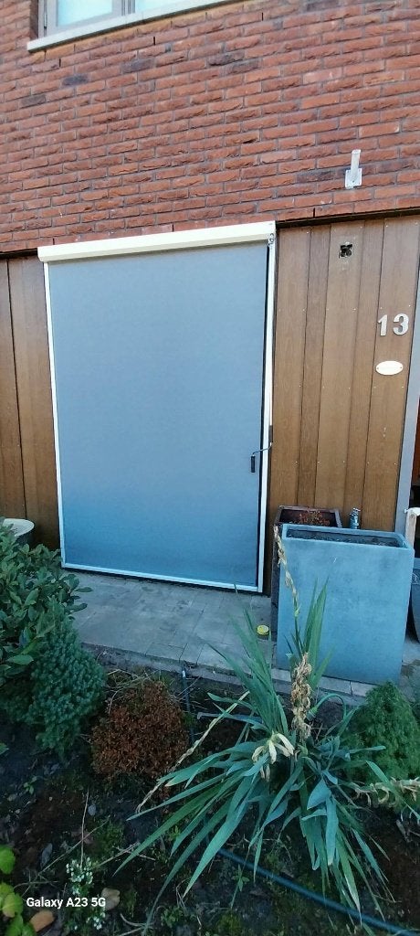 Zo goed als nieuw screen/rolluik, Tuin en Terras, Ophalen, Gebruikt, Minder dan 250 cm, 150 tot 300 cm