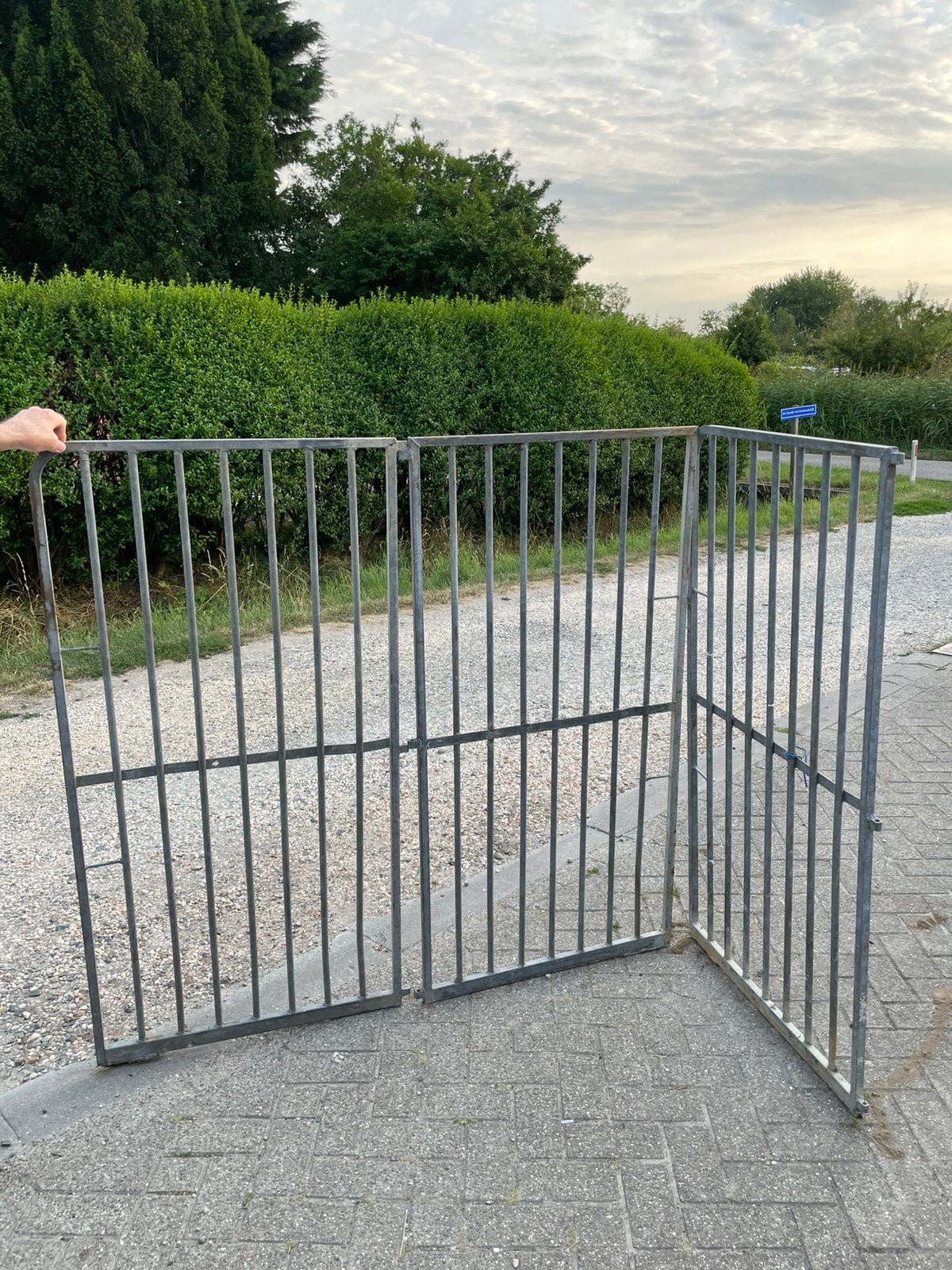 Hondekennel / kennel delen 16 stuks 1.47 x 73 cm, Dieren en Toebehoren, Hondenhokken, Ophalen, Zo goed als nieuw, 110 cm of meer