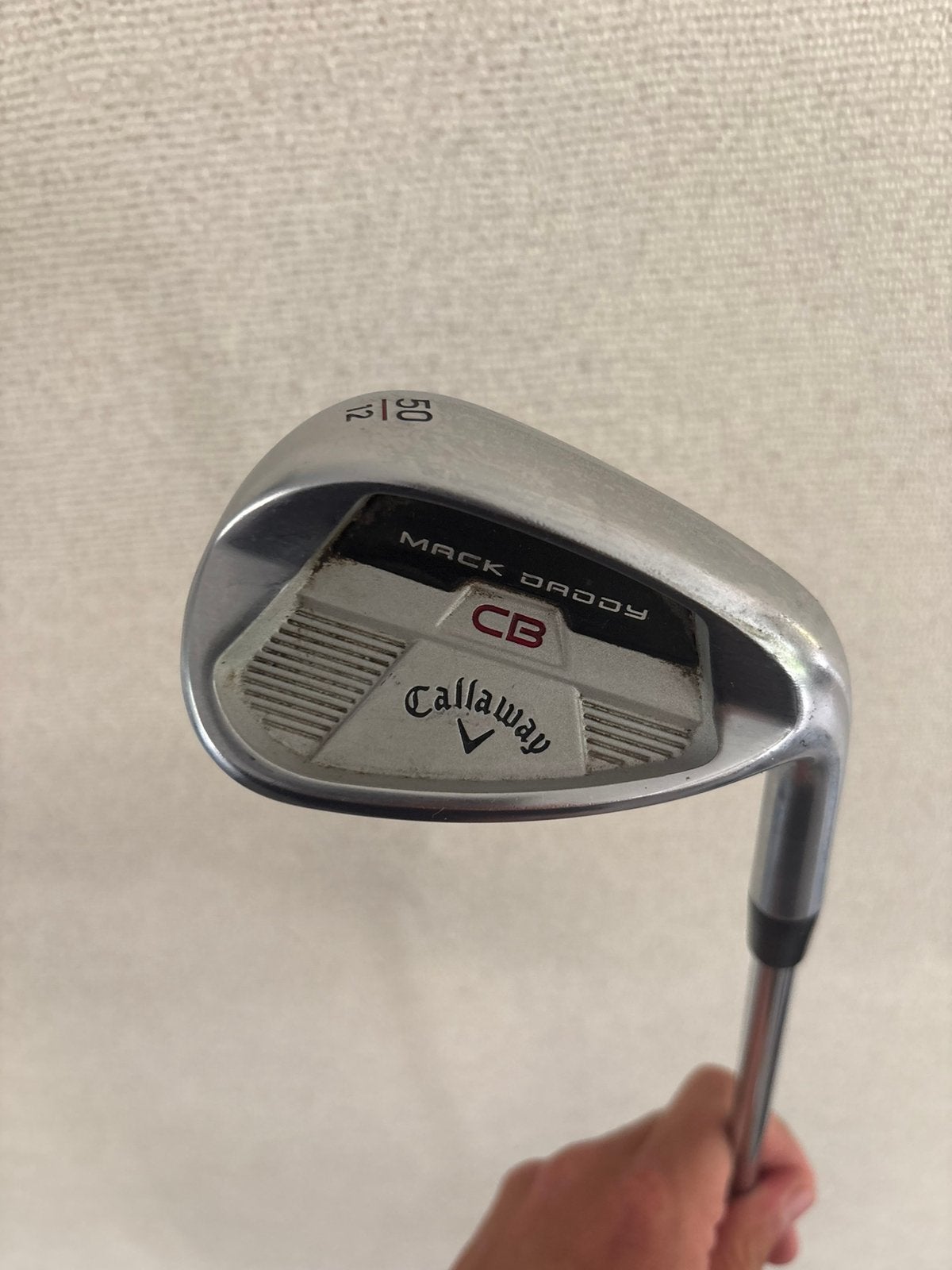 Callaway Mack Daddy CB Gap Wedge | 50* Loft | R Flex, Callaway, Ophalen of Verzenden, Zo goed als nieuw, Callaway