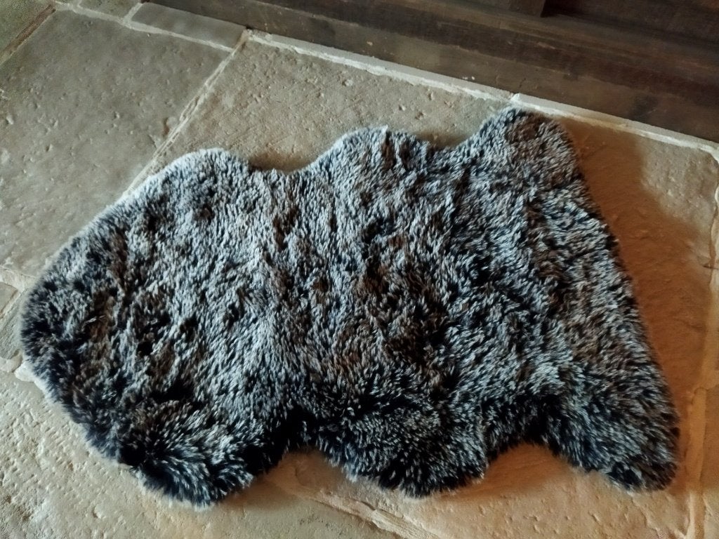 Antraciet Schapenvacht, Zwart, Overige materialen, Ophalen of Verzenden, Landelijk