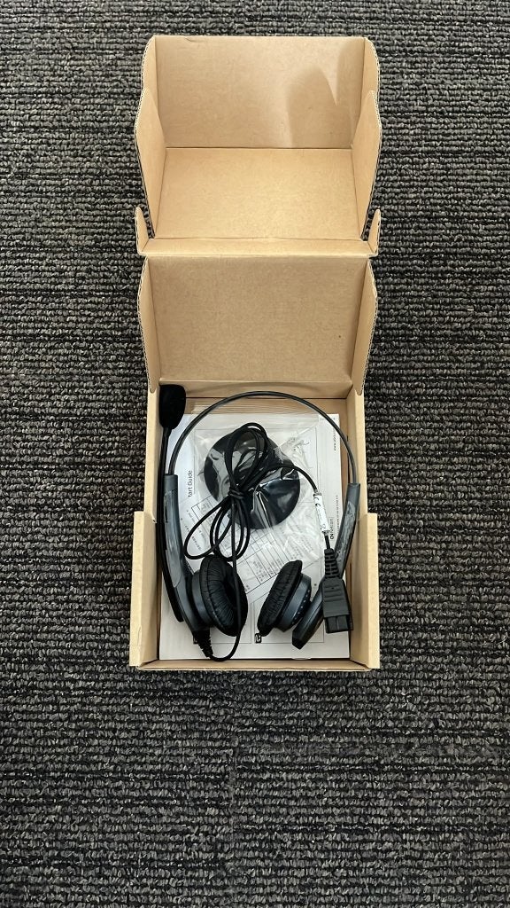 Jabra GN2000 NC DUO WB Zwart Headset Nieuw, Nieuw, On-ear, Ophalen of Verzenden, Jabra