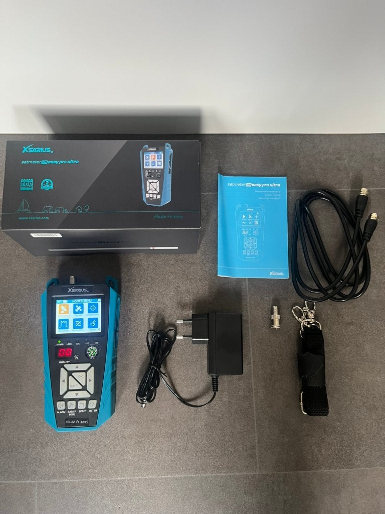Xsarius Satmeter Easy HD Pro Ultra, Ophalen of Verzenden, Zo goed als nieuw, (Schotel)antenne-accessoires, Overige merken