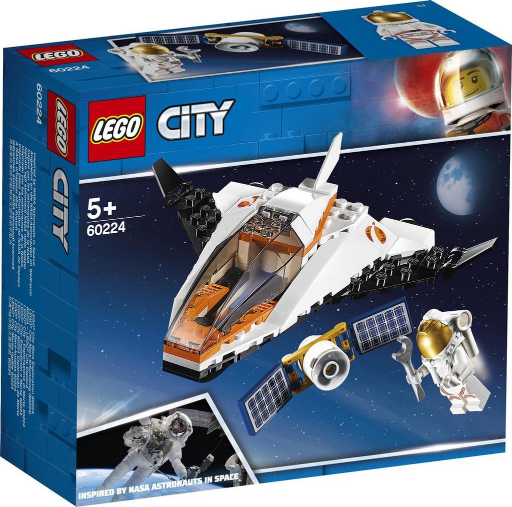 LEGO 60224 City Satelliettransportmissie, Ophalen of Verzenden, Zo goed als nieuw