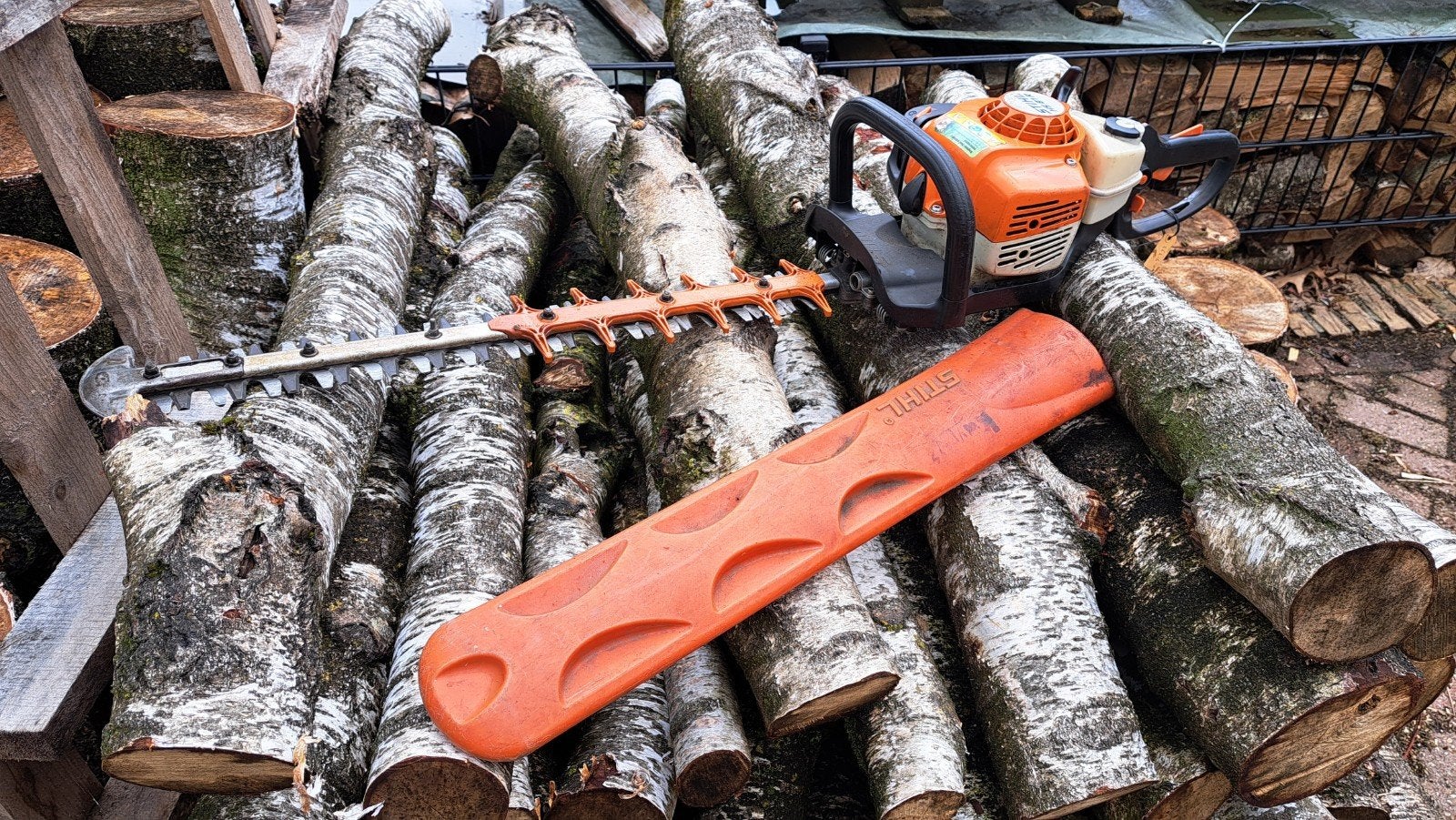 Stihl HS 81R heggenschaar 62 cm met garantie, Ophalen, Gebruikt, ????, HS 81R